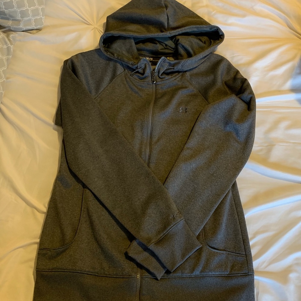 Under Armour Full Zip Gray Hoodie